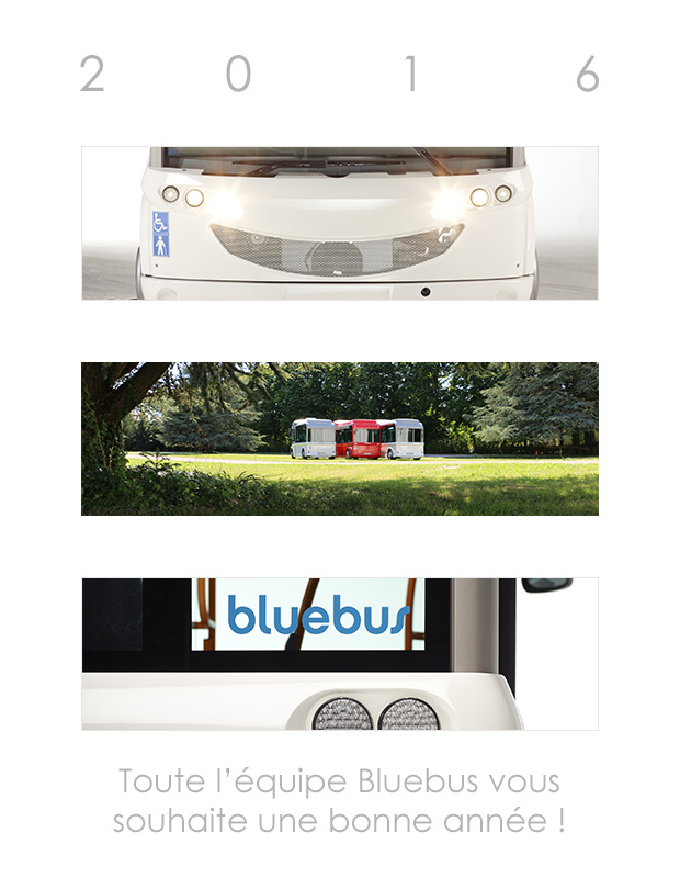 Toute l'équipe Bluebus vous souhaite une bonne année.